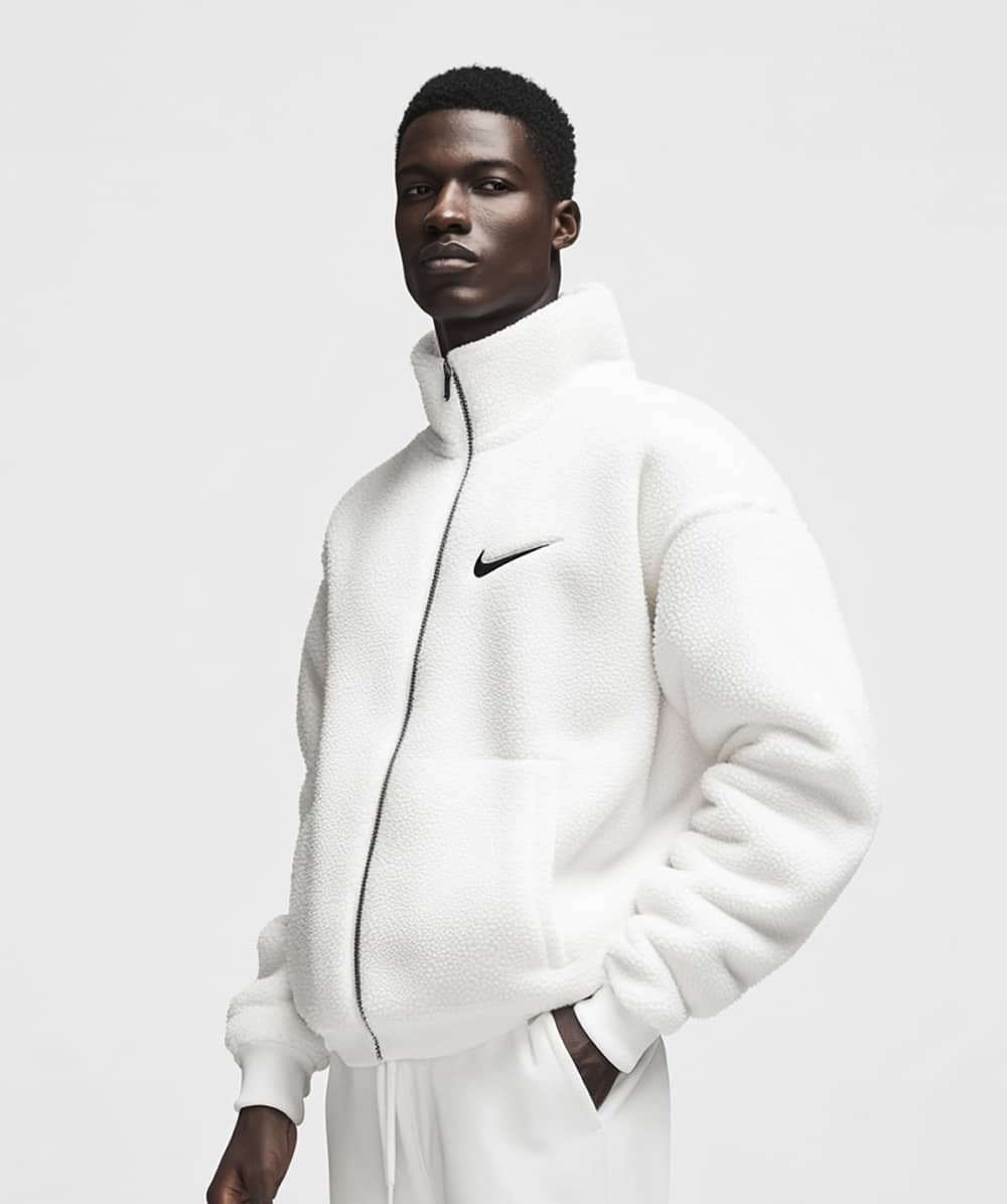 Insulated fleece zip jacket